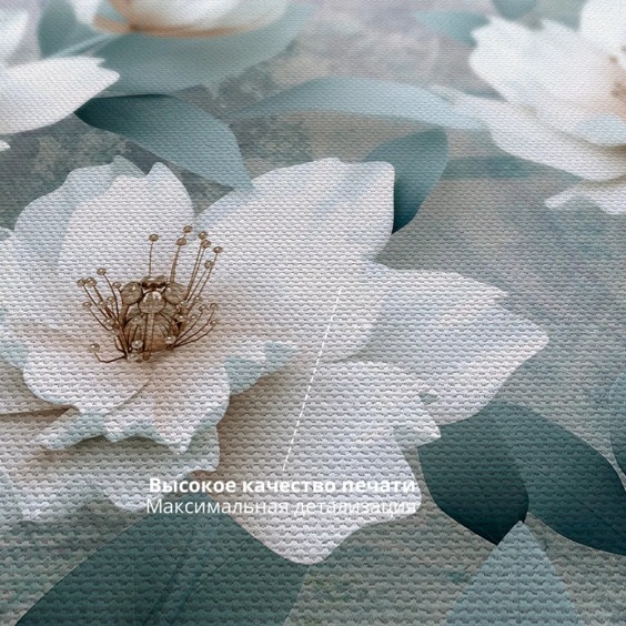 Интерьерная картина на стену "Цветы благополучия" большая, размер 30х45 см #3