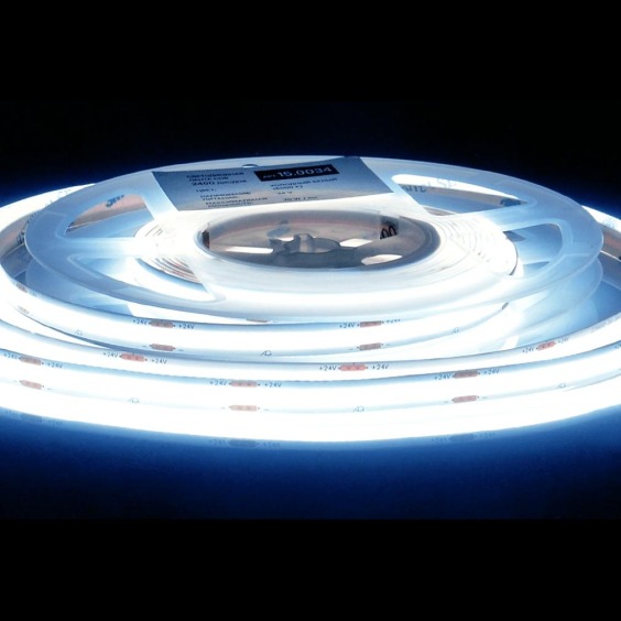 Лента светодиодная AQ Led-Line COB, 480 LED/м 24V 14W/м 8 мм IP20 Холодный белый (6300-6700 К), 5 м (15.0034) #2