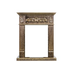 Портал Dimplex Marseille - Темный орех, патина золото