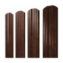 Штакетник "Twin" 100мм фигурный срез 0,45 Print Elite Cherry Wood