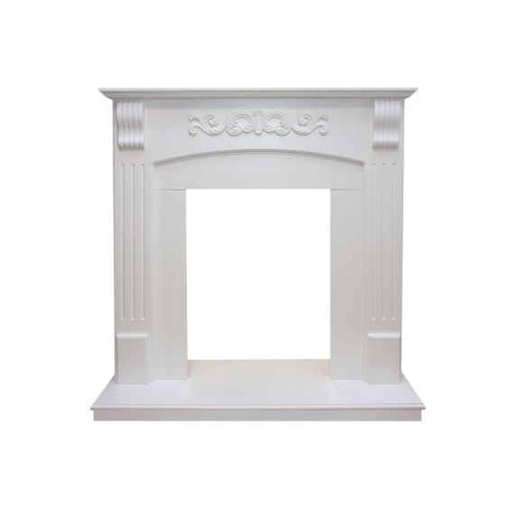 Каминокомплект Sorrento угловой - Белый дуб с очагом Aspen Gold #2