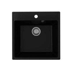 Мойка для кухни кварцевая Ulgran Quartz Forte 505-07, уголь