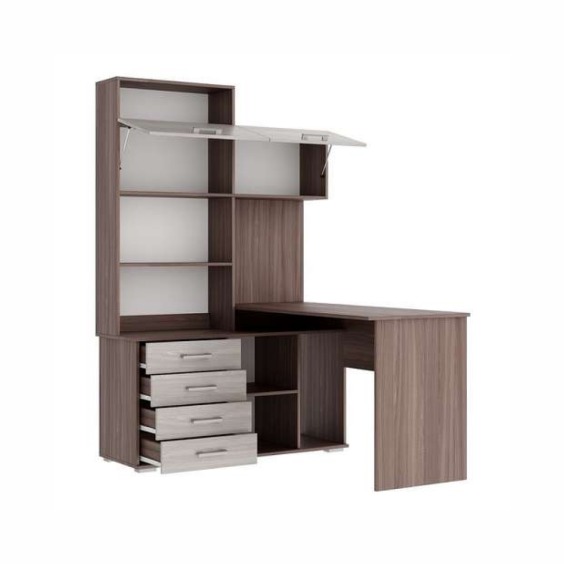 Письменно-компьютерный стол ПКС-11 правый Шимо темный-Шимо светлый #2