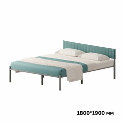 Комплект Лофт кровать 180х190 серая с зеленым чехлом тк 07 Комплект Лофт кровать 180х190 серая с зеленым чехлом тк 07