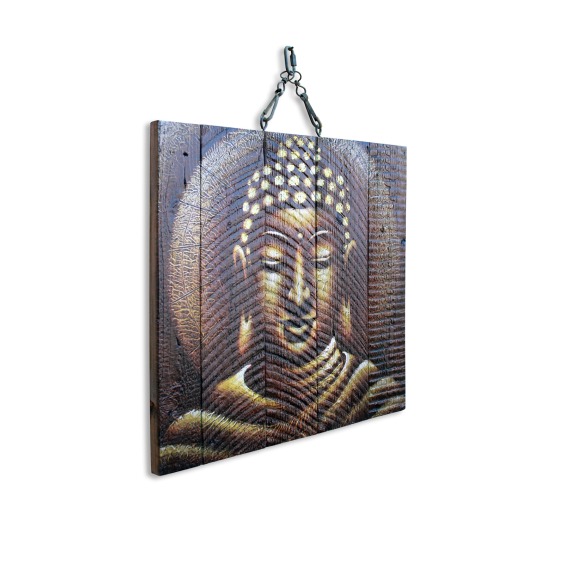 Картина "Буддийское божество" 40х40 см #2