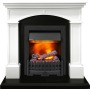 Каминокомплект Langford - Белый с черным с очагом Danville Black FB2