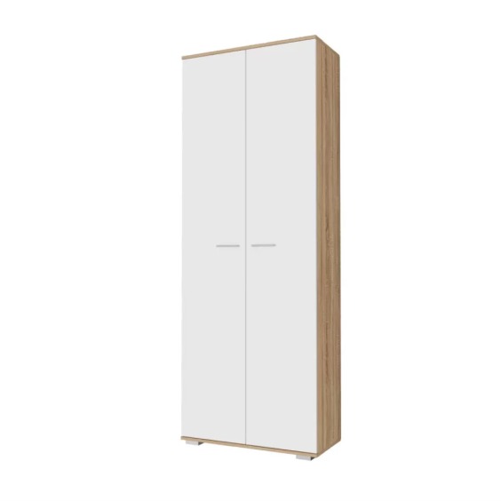 Италия Шкаф ШК-800 Сонома-Белый глянец #1