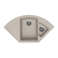 Мойка для кухни кварцевая Ulgran Quartz Marta 1000-02, лён