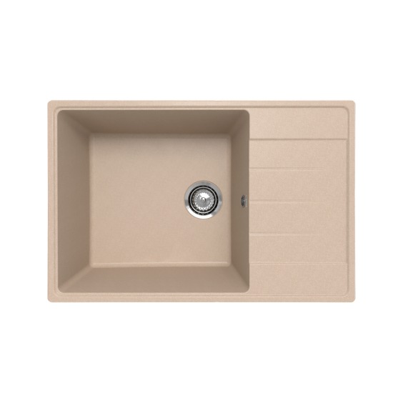 Мойка для кухни кварцевая Ulgran Quartz Prima 760-03, десерт #1