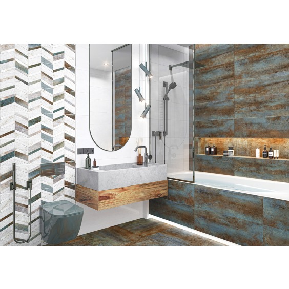 TWU12OXD07R плитка облицовочная Alma Ceramica Oxide 246*740 (7 шт в уп/53,508 м в пал) #3