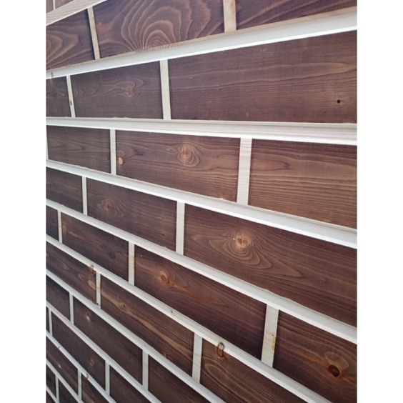 Декоративная евровагонка «Кирпичная кладка» для внутренней отделки 12.5*90*2000 Сорт А,В, 1.8 м2, 10 шт #2 Декоративная евровагонка «Кирпичная кладка» для внутренней отделки 12.5*90*2000 Сорт А,В, 1.8 м2, 10 шт #2