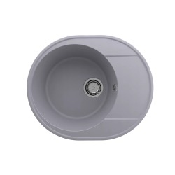 Мойка для кухни кварцевая Ulgran Quartz Nora 585-05, бетон