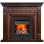Каминокомплект Alexandria - Махагон коричневый антик с очагом Danville Black FB2