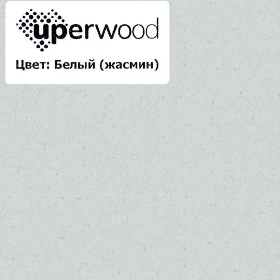 Раковина для ванной кварцевая Uperwood Foster Quartz 100х45,5х17,5 см, белая матовая, жасмин #3