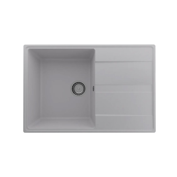 Мойка для кухни кварцевая Ulgran Quartz Prima 750-04, платина #1
