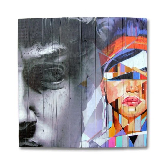 Картина "Он и она" 40х40 см #1