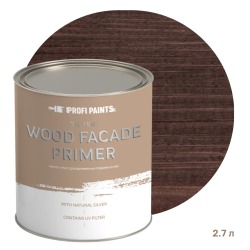 Масло-грунт по дереву для наружных работ Profipaints Silver Wood Fasade Primer Oil 2.7л, Махагон