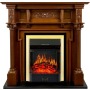Каминокомплект Oxford - Орех с очагом Majestic FX Brass
