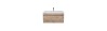 Тумба под раковину для ванной подвесная Uperwood Eva 74х47,2х35 см, Крафт Табачный, выдвижной ящик