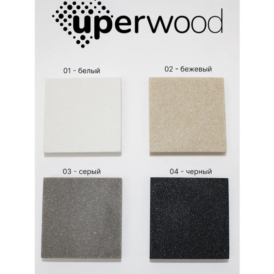 Кухонная мойка кварцевая Uperwood Quartz UPD-03-02, прямоугольная, бежевая #7