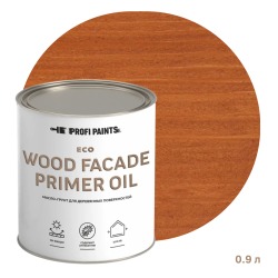 Масло-грунт по дереву для наружных работ Profipaints ECO Wood Fasade Primer Oil 0.9л, Вишня