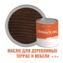 Масло для террас, деревянной мебели и детских площадок ProfiPaints Silver Terrace Oil 4.5 л, Темный орех