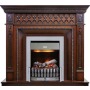 Каминокомплект Alexandria - Махагон коричневый антик с очагом Danville Chrome FB2