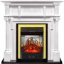 Каминокомплект Oxford - Белый с очагом Majestic FX M Brass
