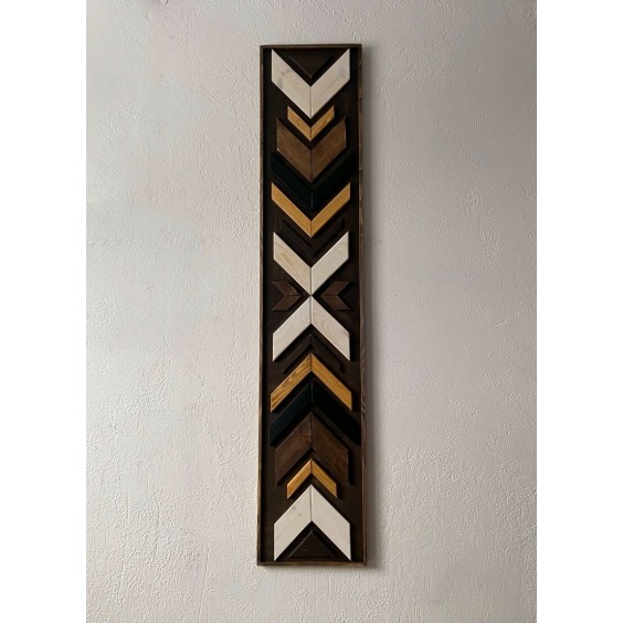 Панно из дерева 154х31 см #15