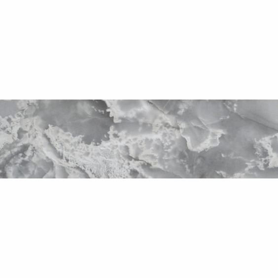 Кромка пластиковая с клеем «Скиф» Оникс дымчатый глянец арт. 086, 3000 x 50 мм #1