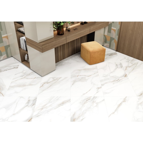 New Trend Calacatta Andrea D60210M Керамогранит матовый карвинг 600*600 (4 шт в уп/43,2  м в пал) #2
