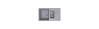 Мойка для кухни кварцевая Ulgran Quartz Prima 860-05, бетон, 1,5 чаши