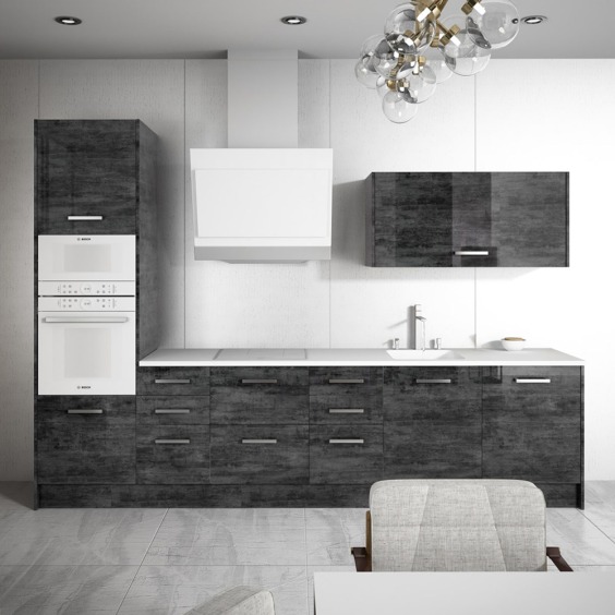 Лист МДФ Alvic Luxe Металло 04 (Metallo 04) арт. ALV0064, 2750 x 1240 x 18 мм, глянец #2