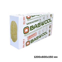 Утеплитель Baswool Руф Н-100 1200х600х150 мм, 2 шт. уп