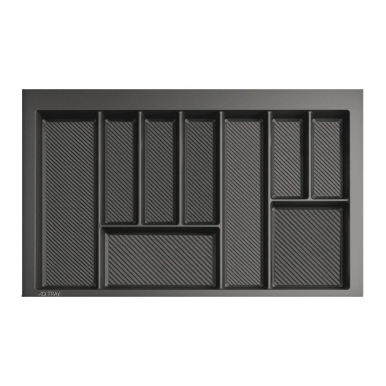 Лоток AQ Tray в базу 800 мм, Графит #1