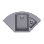 Мойка для кухни кварцевая Ulgran Quartz Marta 1000-05, бетон