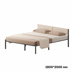 Комплект кровать Лофт 180х200 черный vel beige RS-1 180
