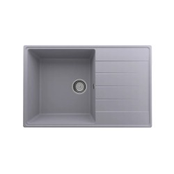 Мойка для кухни кварцевая Ulgran Quartz Prima 780-05, бетон