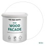 Краска по дереву для наружных и внутренних работ без запаха ProfiPaints ECO Wood Facade 0.9л, RAL-9003