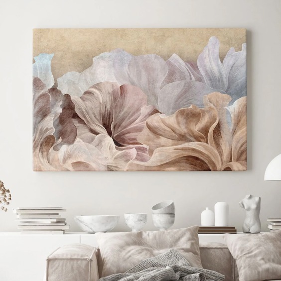 Интерьерная картина "Нежные фрески" на холсте, большая, размер 50х80 см #1 Интерьерная картина "Нежные фрески" на холсте, большая, размер 50х80 см #1