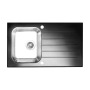 Alveus Glassix 10 RAL9005-90 (черный цвет) 860X5001X кухонная мойка