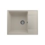 Мойка для кухни кварцевая Ulgran Quartz Prima 605-02, лён