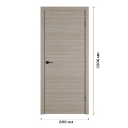 Дверное полотно Solo ДПГ Red Oak, 800х2000 мм