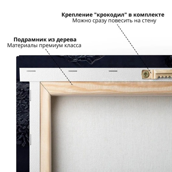 Картина на стену большая на холсте интерьерная "Перья", размер 30х45 см #5