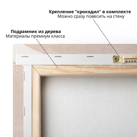 Интерьерная картина "Планета" на холсте, большая, размер 60х40 см #3