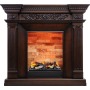 Каминокомплект Amalfi - Махагон коричневый антик с очагом Cassette 400 LNH-INT (с дровами)