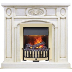 Каминокомплект Florence - Слоновая кость с патиной с очагом Danville Brass FB2