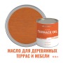 Масло для террас, деревянной мебели и детских площадок ProfiPaints Silver Terrace Oil 0.9 л, Медовый