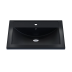 Раковина для ванной кварцевая Uperwood Foster Quartz 60х40,5х16,5 см, черная матовая, уголь
