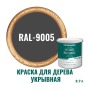 Краска для дерева и OSB укрывная износостойкая ProfiPaints Silver Wood Facade 2.7л, RAL-9005